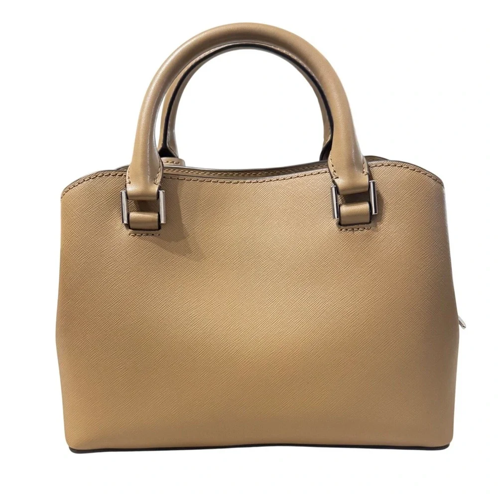 Michael Kors Small Camille Dark‎ Khaki saffiano Leather Satchel Handbag